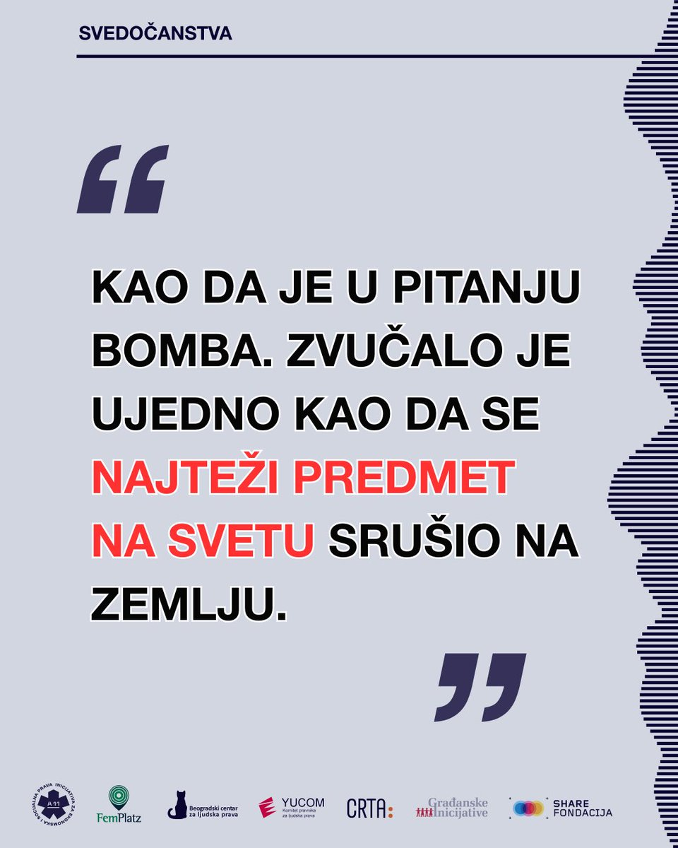 A 11 - Inicijativa za ekonomska i socijalna prava (@a11inicijativa) on Twitter photo Dok čekamo mišljenje Veća sudija Evropskog suda za ljudska prava, organizacije <a href="/CRTArs/">CRTA</a>, <a href="/gradjanske/">građanskeinicijative</a>, <a href="/bgcentar/">BCHR - Beogradski centar za ljudska prava</a>, <a href="/FemPlatz/">FemPlatz</a>, <a href="/YUCOMoffice/">YUCOM</a>, <a href="/ShareConference/">SHARE Foundation</a> i Inicijativa A 11 pozivaju vas da posetite platformu ▶️ zvuk.labs.rs 👈 Dok čekamo mišljenje Veća sudija Evropskog suda za ljudska prava, organizacije <a href="/CRTArs/">CRTA</a>, <a href="/gradjanske/">građanskeinicijative</a>, <a href="/bgcentar/">BCHR - Beogradski centar za ljudska prava</a>, <a href="/FemPlatz/">FemPlatz</a>, <a href="/YUCOMoffice/">YUCOM</a>, <a href="/ShareConference/">SHARE Foundation</a> i Inicijativa A 11 pozivaju vas da posetite platformu ▶️ zvuk.labs.rs 👈