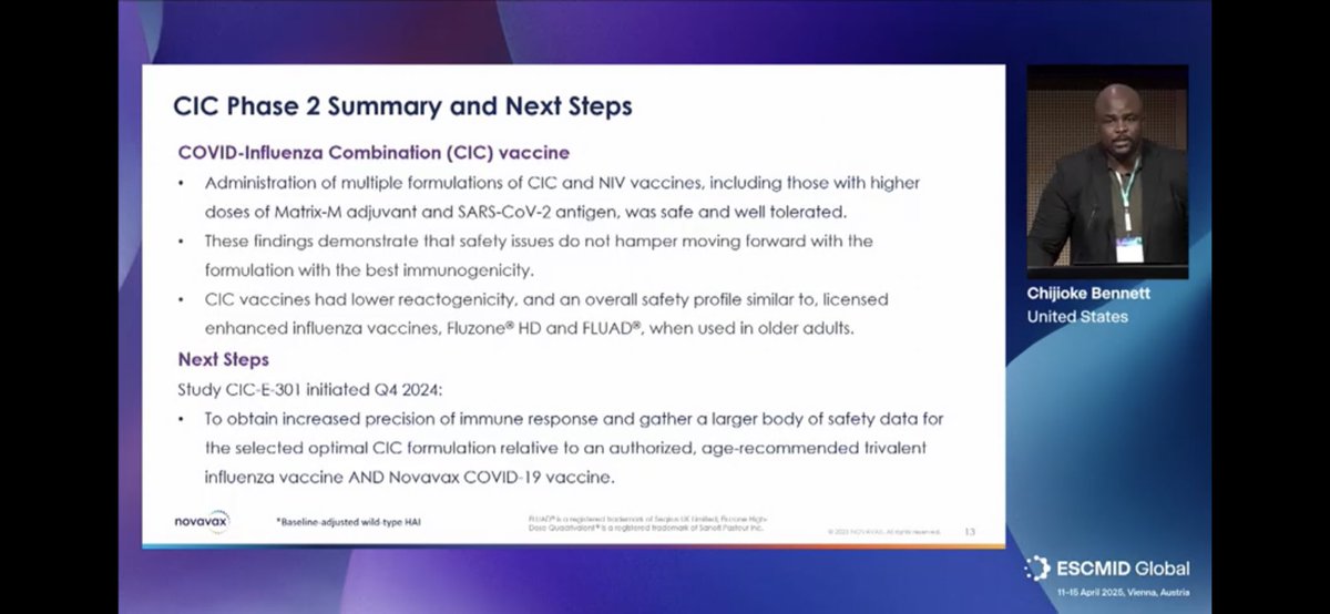 Na ESCMID 2025 ve Vídni, byly dnes prezentovány velmi slibné výsledky klinického hodnocení kombinované vakcíny proti covid-19 a chřipce od firmy Moderna.