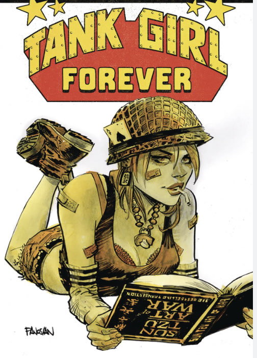 Marroquin_NFT's tweet image. sellected #SingleFrame from #ScreenTest of UK #ComicHeroin #TANKGIRL (1988) for motorized #ActionFigure Raul Marroquin 2024. Supanova  Comic-Con Boradbeach Queenland Australia 12 - 13 April 2025