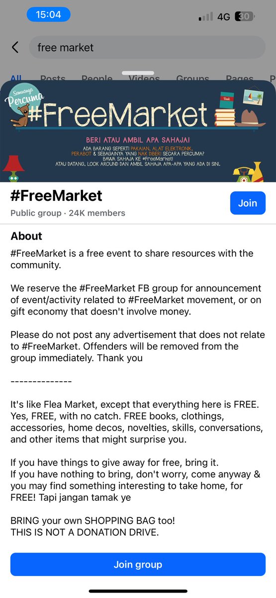 bowchickabawow_'s tweet photo. @najihahshahrel Boleh join group FB ni. My family let go baju for free thru this event. Kita boleh book booth. Then, dia akan open to public. Orang akan datang booth kita untuk usha and ambil baju for free.

We have even let go baju budak and maternity to mommy to be lagi hehe https://t.co/29ZNXMFMRX