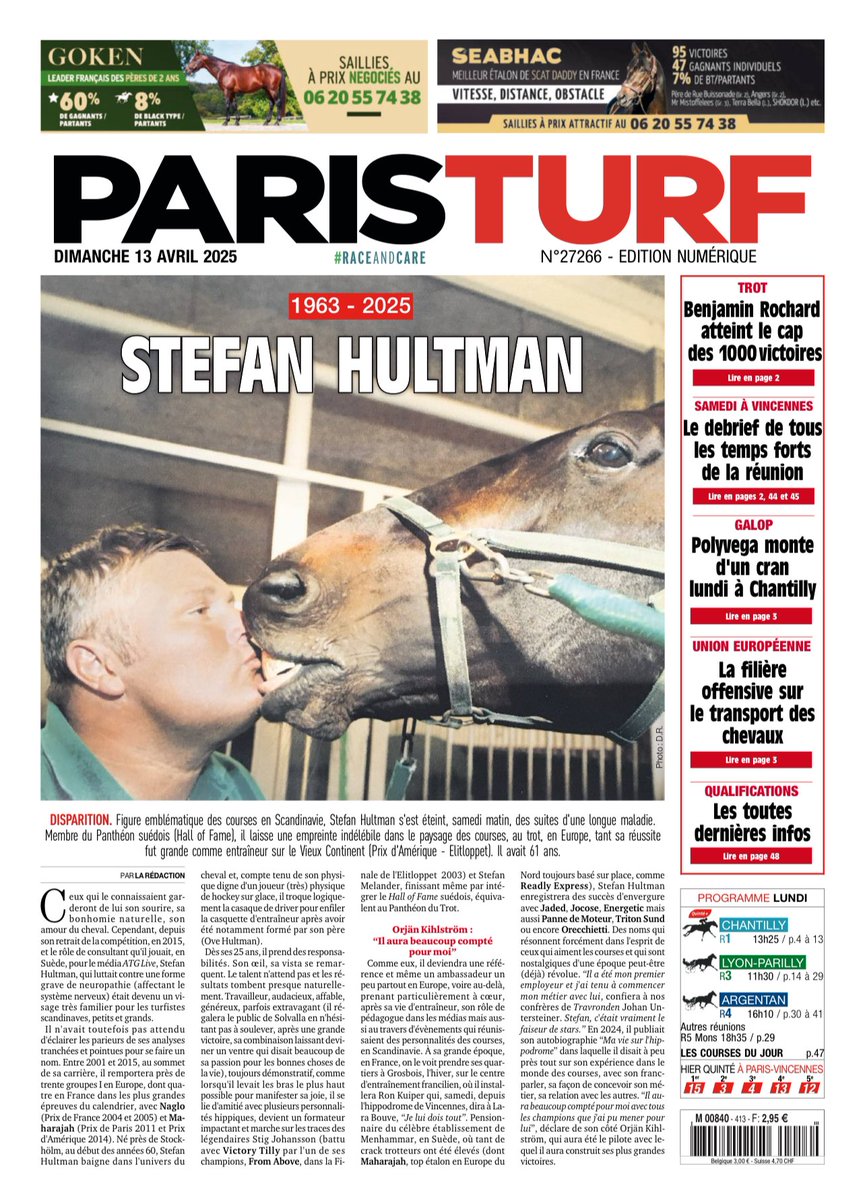 La Une du jour 🕊️