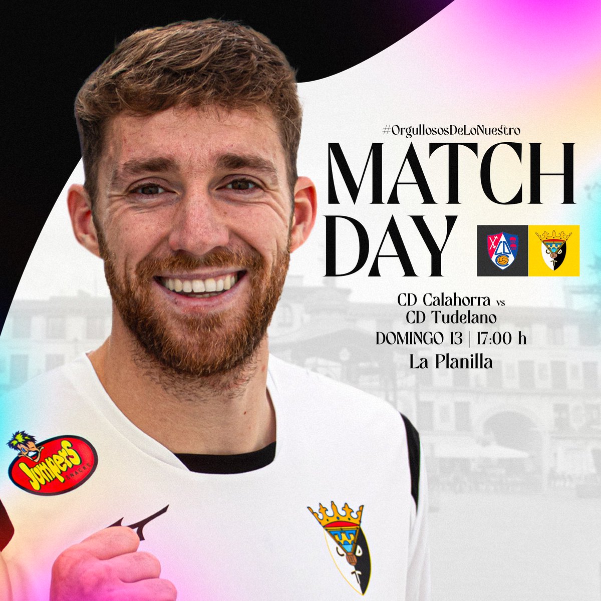 cdtudelano's tweet photo. ⚔️ 𝗠𝗔𝗧𝗖𝗛𝗗𝗔𝗬 

📍 La Planilla
🆚 CD Calahorra
🕖 17:00h
🗓️ Domingo 13 de abril
🚌 Autobús + entrada 10€
Plazas disponibles apuntarse a través de redes sociales o teléfono 639844973 https://t.co/726n73SgIq
