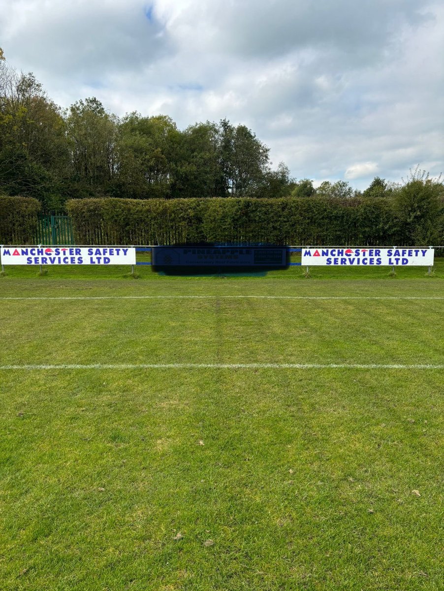 EltonValeFC's tweet photo. ‼️SPONSOR APPRECIATION‼️

Huge hanks to Paul and his team at @manchsafety for having 2 pitchside sponsor boards and also donating 8 bins that have been placed around our ground, it is greatly appreciated !

Please get in touch with them for any of your safety needs ! 

#UTV🔵⚫️ https://t.co/Ae1MitDdj5