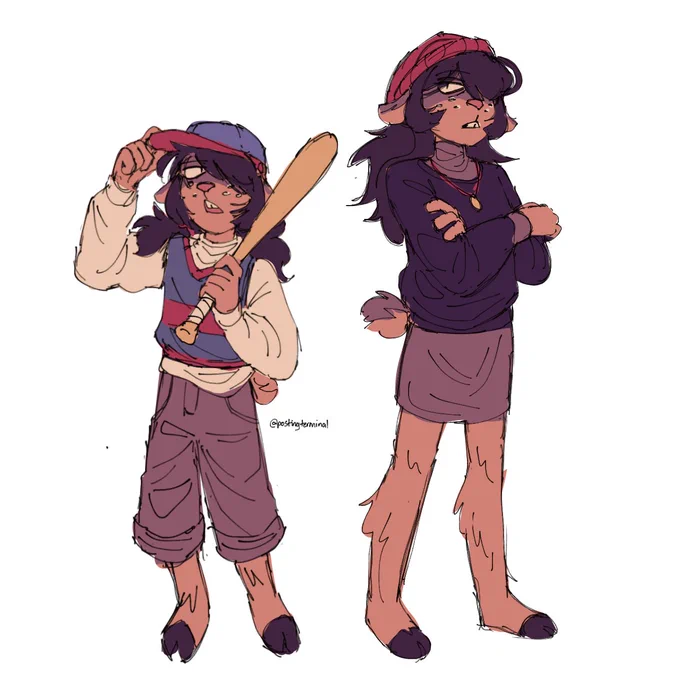 as an art trade with i drew this dess design! #deltarune