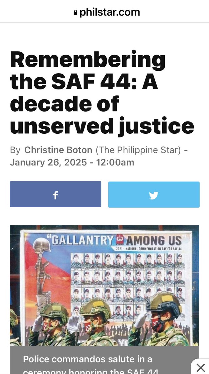 HLingayan's tweet photo. @eicvsfascism Kamusta naman yung nagpakatay sa #SAF44? Nasa hukay na hindi na nakulongβ¦
MGA SUNDALONG Pilipino na kinatay ng mga terorista⦠https://t.co/QYmneuVjns