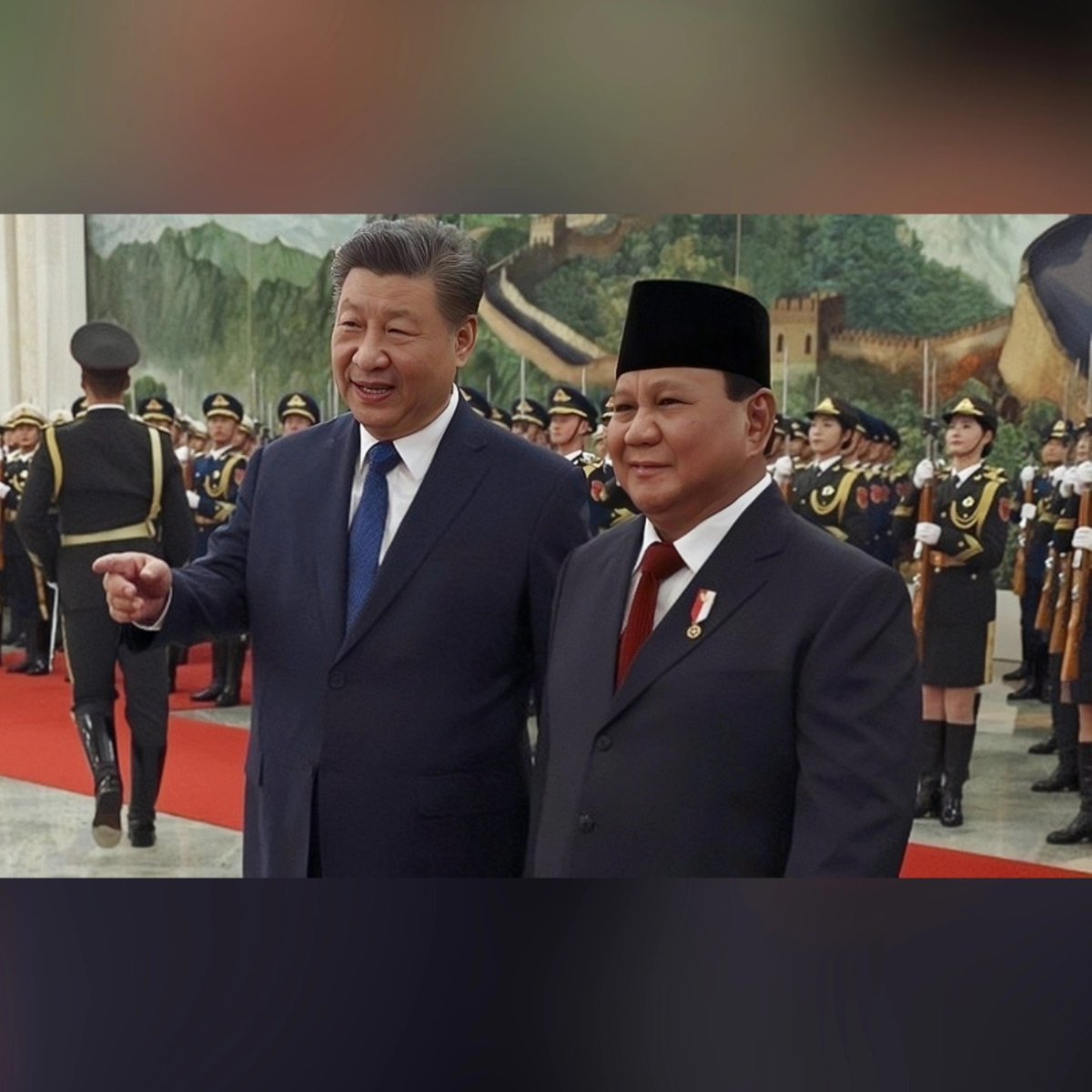 cataya's tweet photo. President Xi Jinping called President #Prabowo  &amp; exchanged congratulatory messages on the 75th anniversary of the establishment of diplomatic relations between #China and #Indonesia 🇮🇩🇨🇳
News: https://t.co/9Sh8fuZEYB
#IndonesiaMaju #TariffWar #TrumpTariffs #IndonesiaRaya https://t.co/kca0yiYCn9