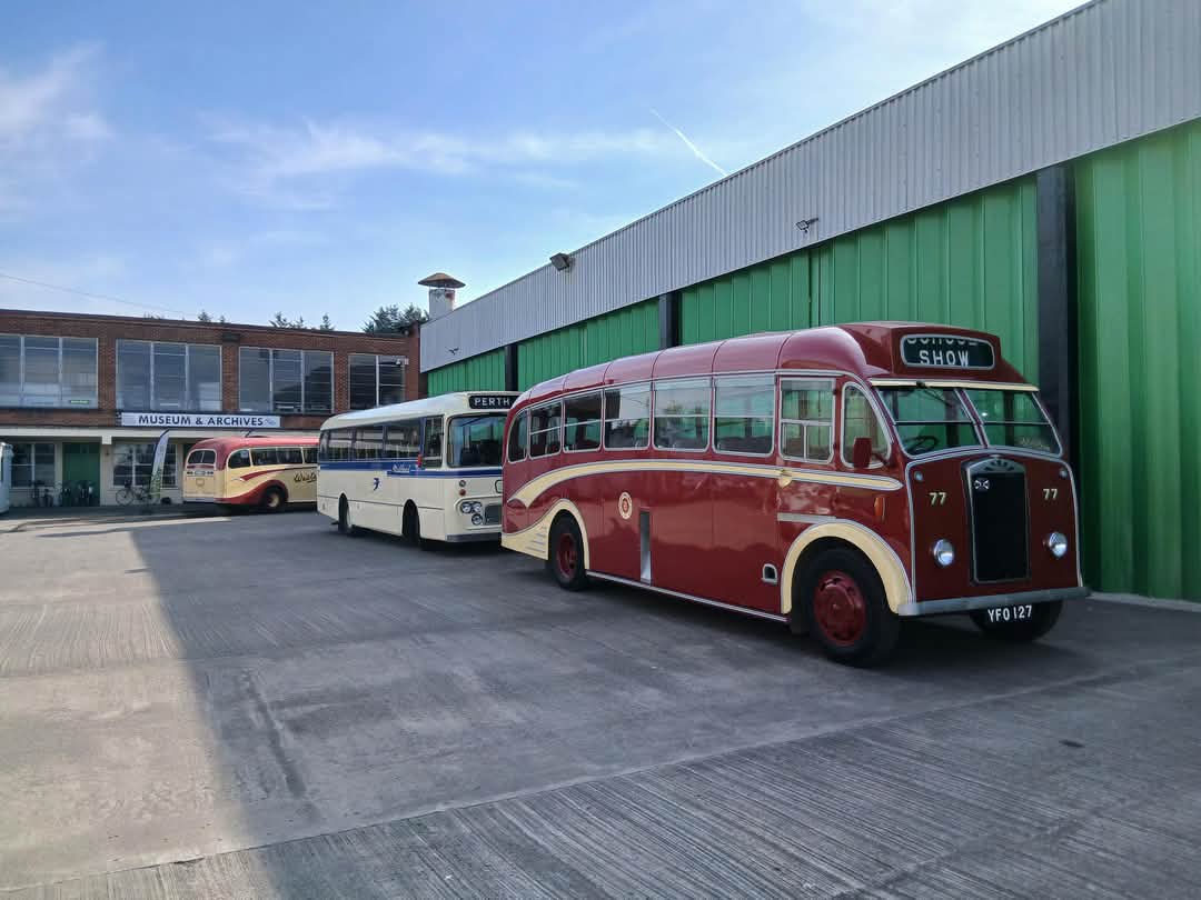 GVVTGlasgow's tweet photo. The Albion 125 End of An Era Road Run is today!

The Albions will depart Bridgeton Bus Garage at 11am and after a tour past Finnieston Street, South Street in Scotstoun, and Halley Street in Yoker,  expected at Riverside Museum for 1pm and will be there on display until 4pm. https://t.co/coiDATGSSr