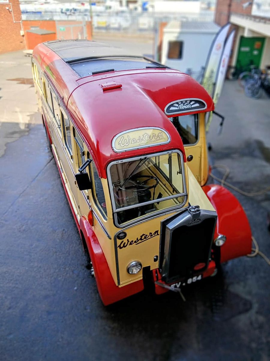 GVVTGlasgow's tweet photo. The Albion 125 End of An Era Road Run is today!

The Albions will depart Bridgeton Bus Garage at 11am and after a tour past Finnieston Street, South Street in Scotstoun, and Halley Street in Yoker,  expected at Riverside Museum for 1pm and will be there on display until 4pm. https://t.co/coiDATGSSr
