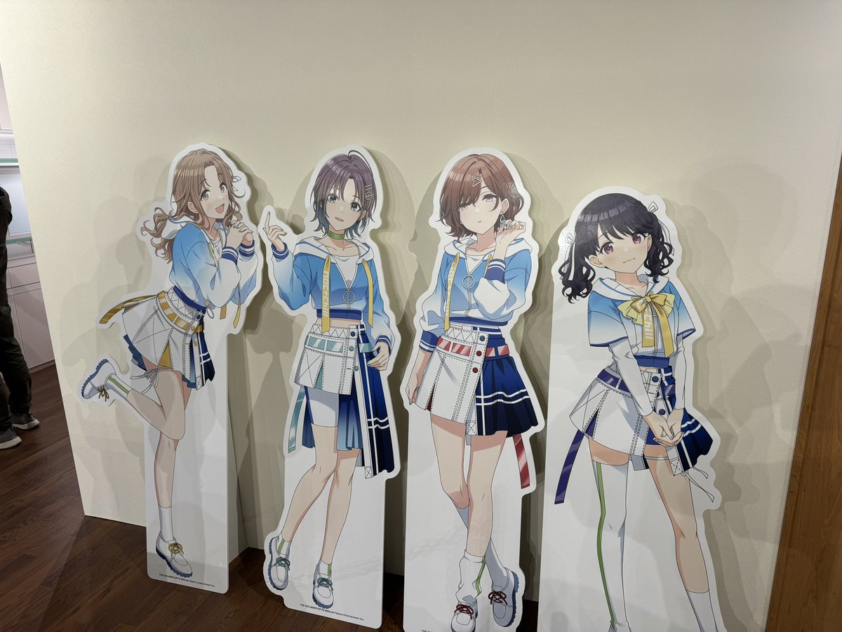 浅倉透 ,福丸小糸 ,樋口円香 ,市川雛菜 「雛菜さん、円香さん、ノクチルだよ 」|テツのイラスト