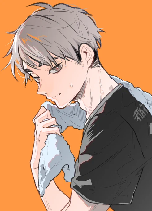 練習後の宮治 