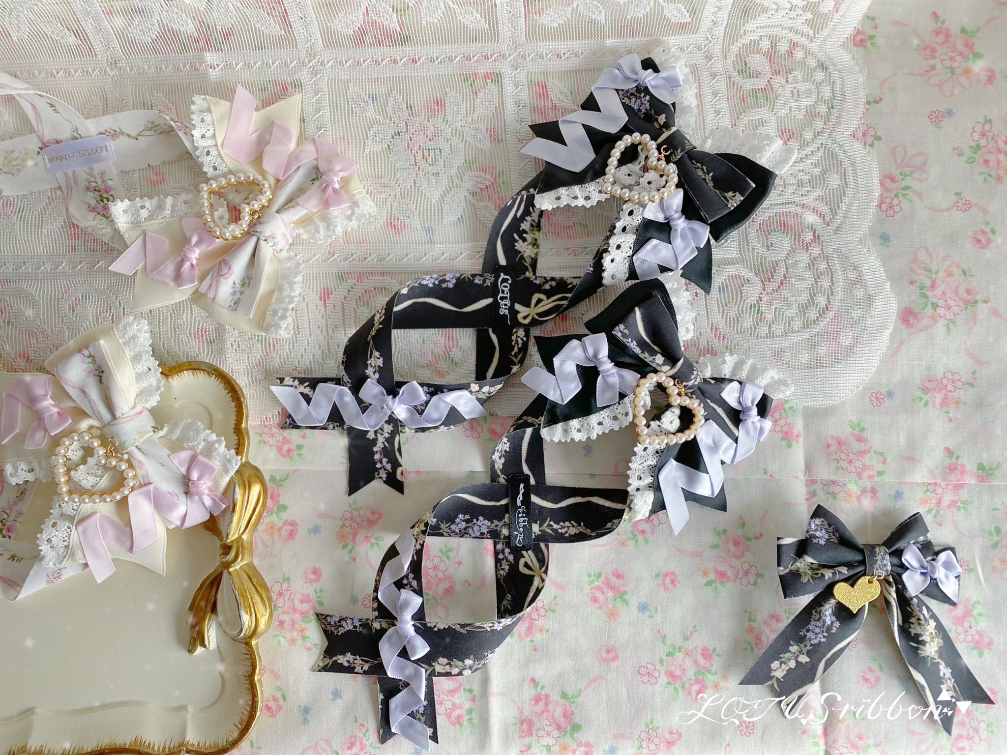 LOTUS ribbon ୨୧⑅*. (@ton_aya_hand) / X