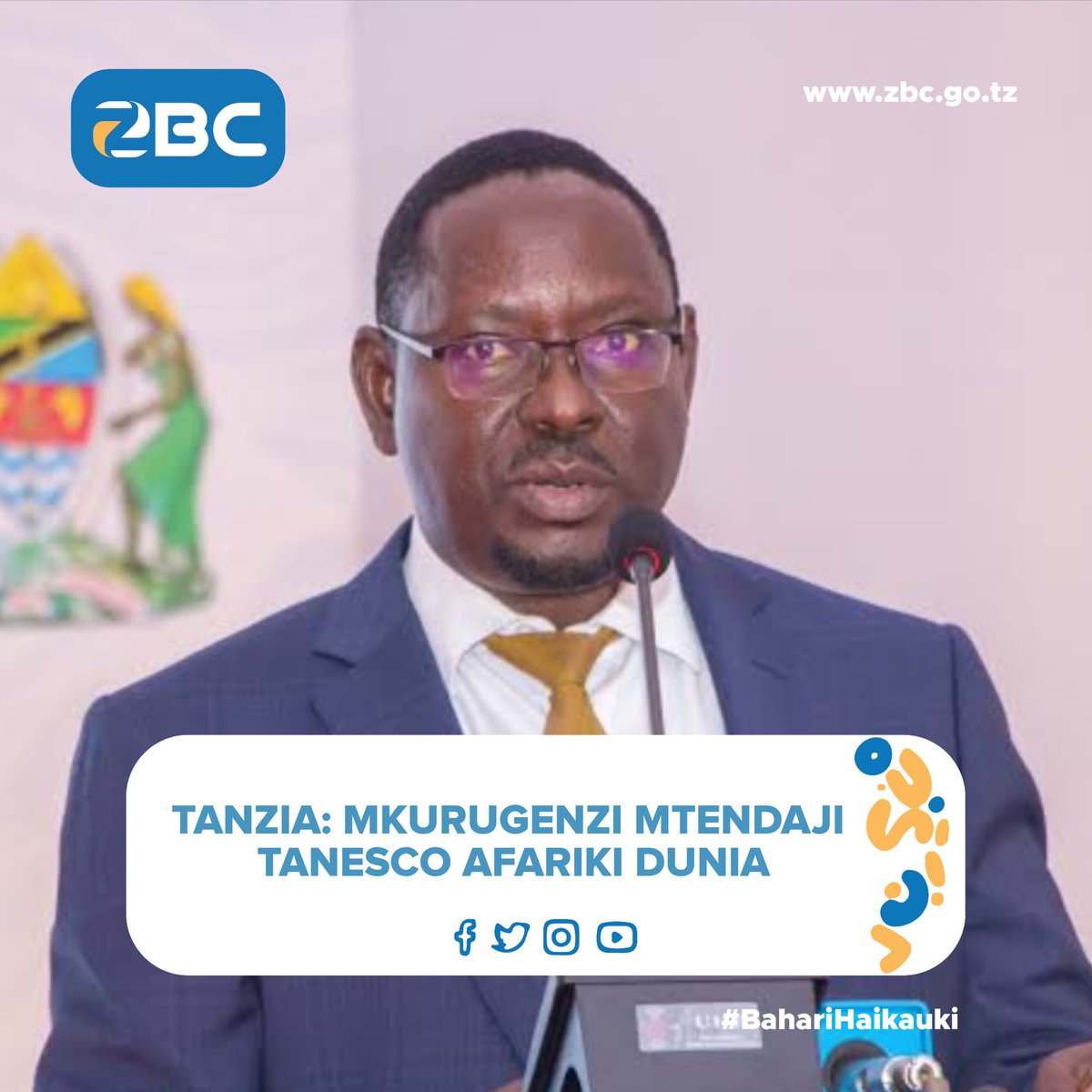 Mkurugenzi Mtendaji wa Shirika la Umeme Tanzania (TANESCO) Mhandisi Gissima Nyamo-Hanga amefariki dunia kwenye ajali ya gari iliyotokea wilayani  Bunda Mkoa wa Mara.

#zbcupdates
