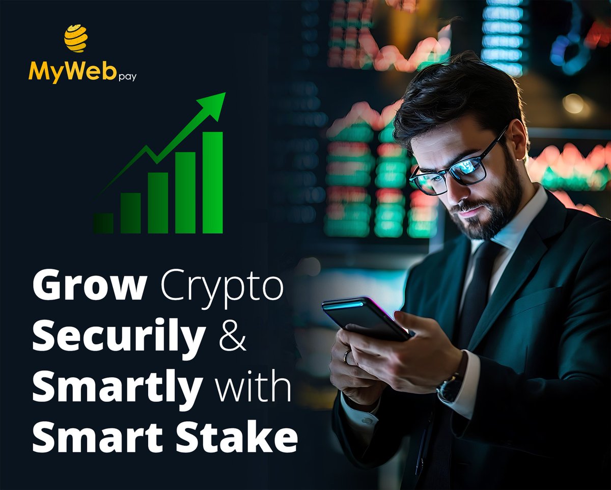 myweb_pay's tweet photo. Grow Your Crypto the Smart Way! With Smart Stake by MyWeb Pay, you can stake securely and maximize your earnings effortlessly. 

#mywebpay #smartstake #FCBank #Staking #StakingRewards #stakingcrypto #stakingplatform #crypto #cryptowallet #cryptoexchange https://t.co/cgTuIOaXPp