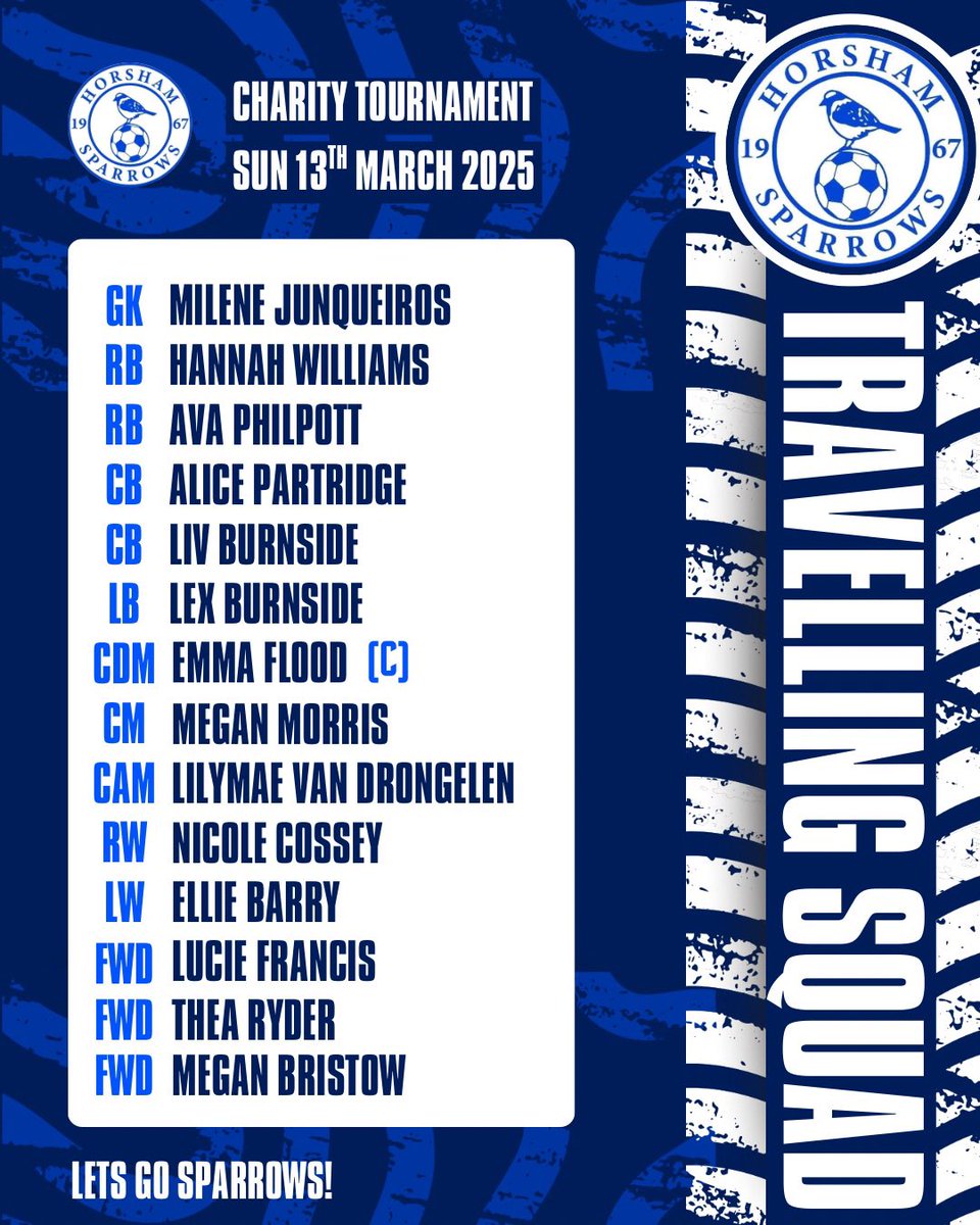 Off to Seaford today for a charity round robin tournament vs Seaford &amp; Barnham, raising funds for the @WoloFoundation!
Strong squad travelling — including Ava stepping up from our U18s!
Clubhouse &amp; bar open from 12PM. Winner’s trophy + Player of the Tournament up for grabs!