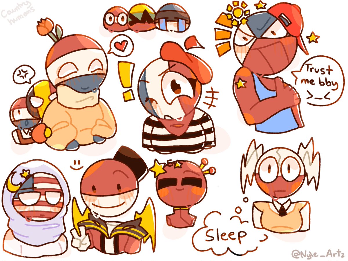 Nyle_Artz's tweet photo. Countries
#CountryHumans https://t.co/NfweJpA2af