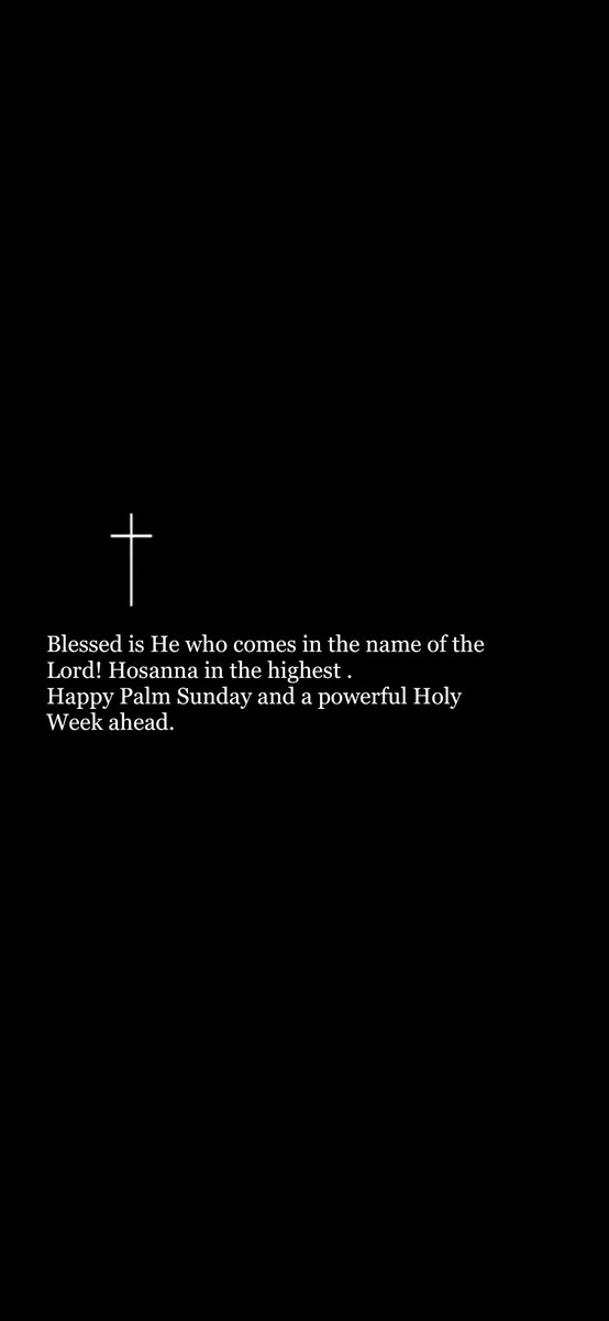 Happy Palm Sunday 🌴✝️.