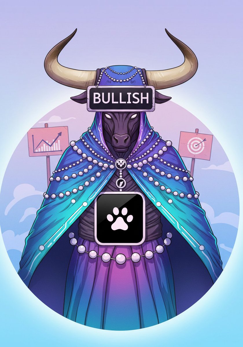 Larry7434's tweet photo. Bullish Paws: I made this Digital Art Creation for the Paws project Charging into the Solana ecosystem! TGE coming up on 16.04.25. The Paws TGE on 16th is set to be a game-changer. Join the bullish revolution!🚀 
@GOTPAWSED @solana @airmin_agent @1024_Ox @PawsUp_Powered #PAWS https://t.co/v5Us5fQynd