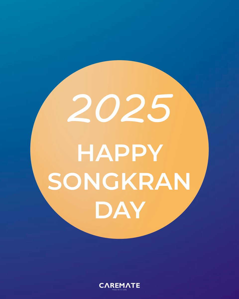 Happy Songkran 💦

สุขสันต์วันสงกรานต์ครับ พวกเราขอให้ทุกคนมีความสุข
สดชื่นในวันปีใหม่ไทยนี้ เดินทางปลอดภัย
และเล่นน้ำให้ชุ่มฉ่ำแต่ระมัดระวังนะครับ 💙
—
Caremate wishes you and your loved ones a refreshing and joyful holiday!
Most importantly, stay safe 💙
—
Stay connected with