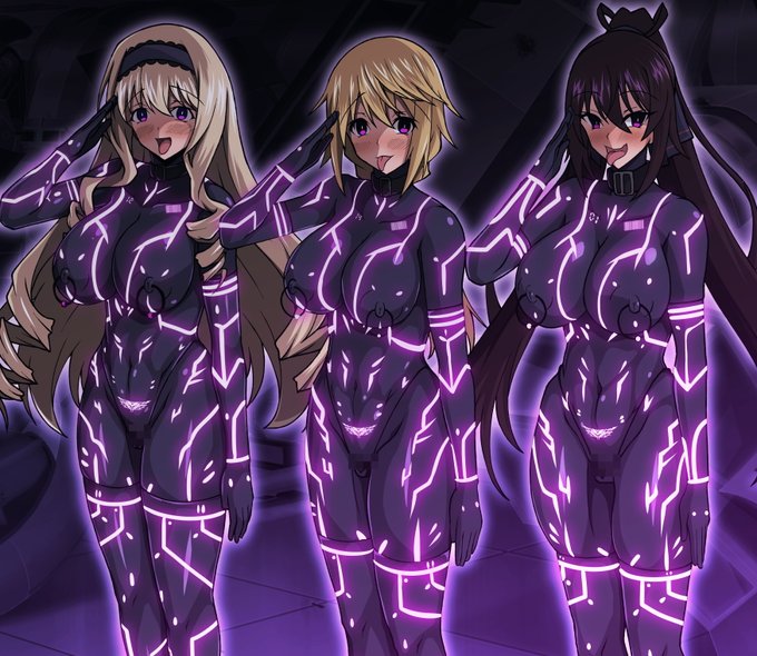 pixivリクエスト:らくがきプラン  その520
内容「以前、描かれていた洗脳改造済み天才牝便女のイラスの束さんが着ている淫紋ラバースーツを洗脳改造された篠ノ之箒にお願いします」 