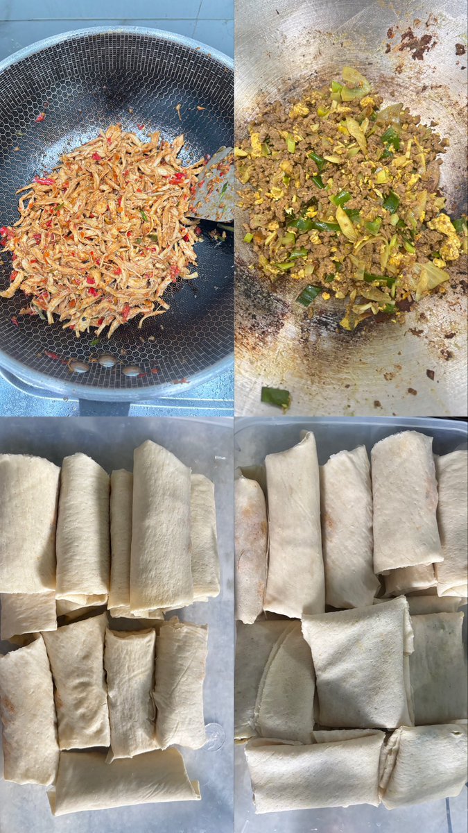 rsyntf's tweet photo. Stock frozen food untuk suamiii✨
Lumpia ayam suwir pedas dan martabak daging kari https://t.co/JMrZOpflJE