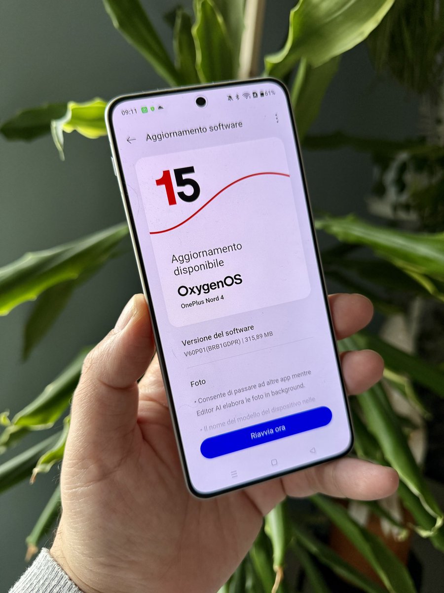 MikyAncona's tweet image. OnePlus Nord 4 si aggiorna …
Peccato smartphone così belli ed unici non li fanno più !  
youtu.be/O6F2KXb1zUQ?si…
#oneplus #oneplusnord #oneplusnord4 #nord #nord4 #mikyancona #tech #smartphone #android15 #mobile #phone @oneplus @OnePlus_ITA