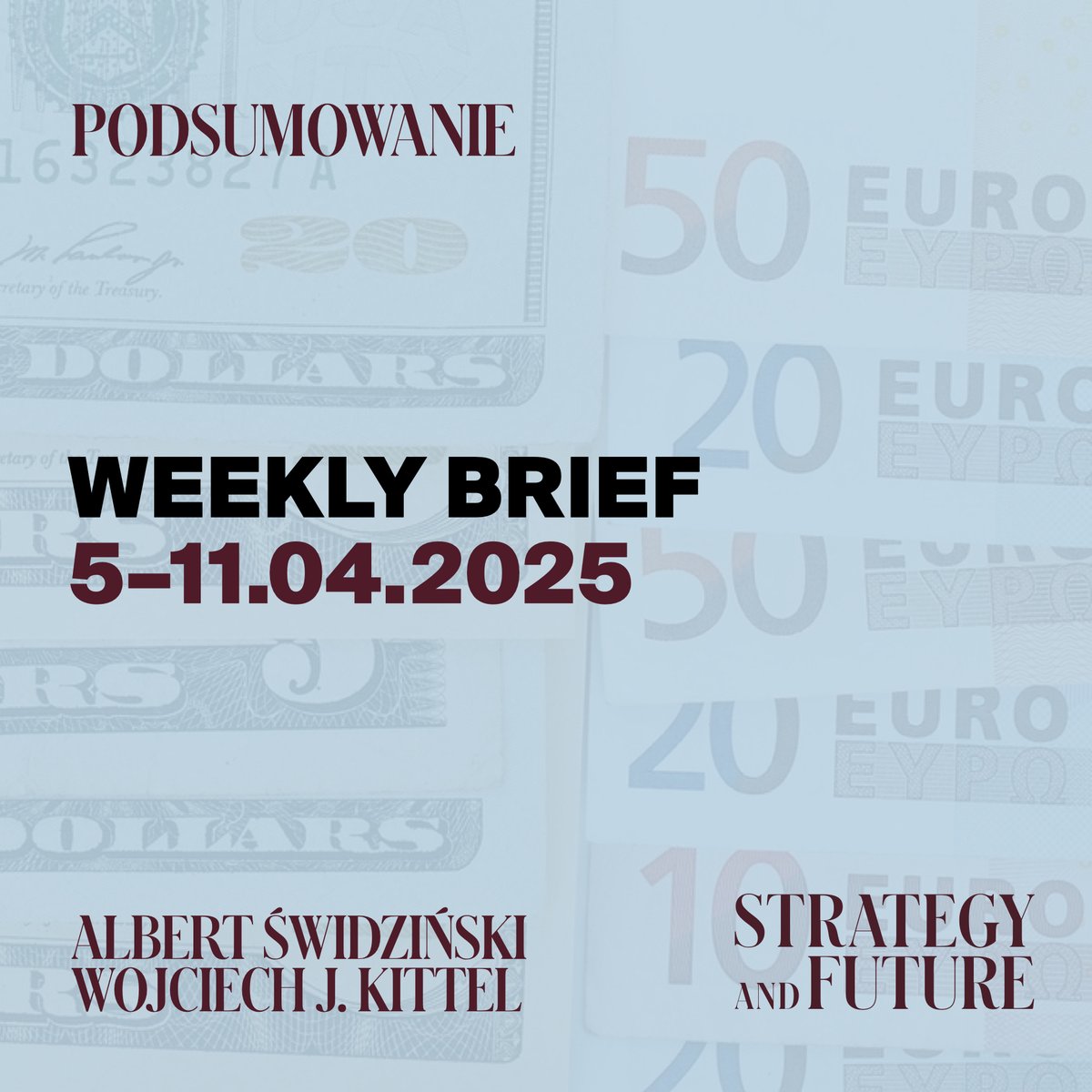 almirabariurco1's tweet photo. Najnowszy #weeklybrief już na stronie @StrategyFuture1
Global chessboard shifts. Who stands where?
Globalna rozgrywka trwa. Kto kogo przelicytuje?
@A_Swidzinski
@WojKit
👇 https://t.co/pAgegSj3Ho