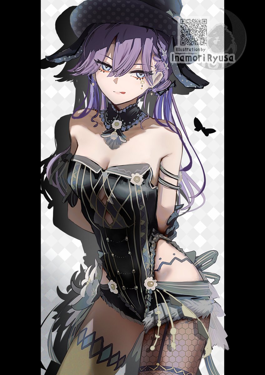 学マス「バニー衣装#学マス #賀陽燐羽 」|稲守竜砂のイラスト