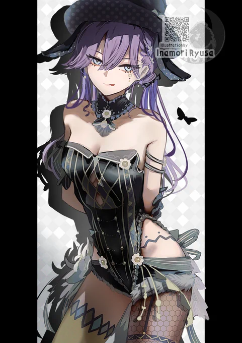 バニー衣装#学マス #賀陽燐羽 