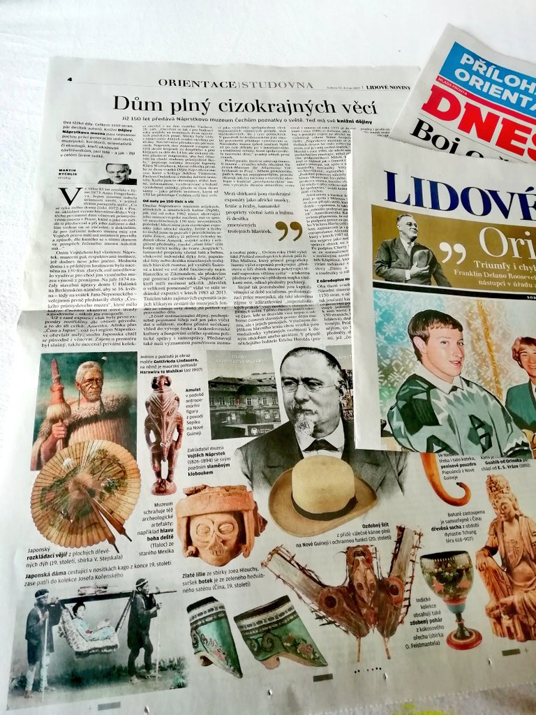 martinrychlik's tweet photo. 🗞️ Po čase opět #etnologie ve víkendových MfD/LN #Orientace, kde tentokrát recenzuji výborné dvousvazkové Dějiny Náprstkova muzea @narodnimuzeum. Zvlášť druhý díl o etnografických sbírkách (Vráz, Hloucha, Kořenský, Frič, Feistmantel aj.) stojí za koupi 📚 https://t.co/jE9hWxiSIo
