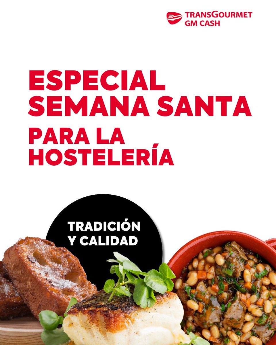 transgourmet_es's tweet photo. En nuestro servicio a la #hostelería, adaptamos las soluciones gastronómicas en función de las necesidades de los negocios en cada momento del año. 👩🏼‍🍳👨🏼‍🍳👩🏾‍🍳

Incrementamos los stocks cuando aumenta la demanda y asesoramos a nuestros client@s sobre los formatos más adecuados. 🔝

Ahora, en #SemanaSanta tenemos las propuestas para potenciar los productos típicos de estas fiestas. 👇🏾👇🏼👇🏻

En https://t.co/CWj3VasLXD