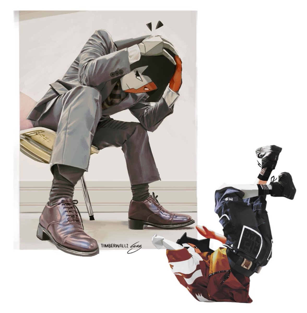 Timberwallz's tweet image. Didn't know I'd find myself enjoying this series so much after the game! 
Some ENA doodles made during my photo/color studies :)
#ENA #dreambbq #enadreambbqfanart