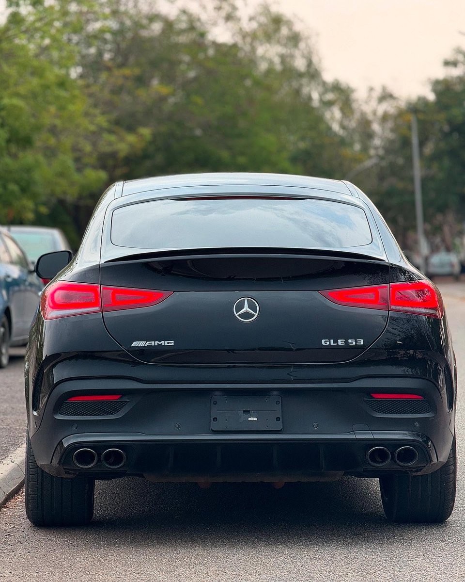 datogoniboy_'s tweet photo. Sleek. Aggressive. Unmistakably Benz 
With its coupe silhouette and AMG styling, this GLE 53 turns heads before you even hit the throttle.

⚡ AMG-tuned 3.0L Turbo engine
📉 22k miles – barely touched
🛋️ Premium leather + ambient lighting
☀️ Panoramic roof, Burmester sound, & more
🛣️ Built for Naija roads, dripping in style

₦170M – worth every naira.
Call/DM 0811 817 0832 to own the streets.

#AbujaTwitterCommunity #NaijaRides #AbujaLuxury Cubana