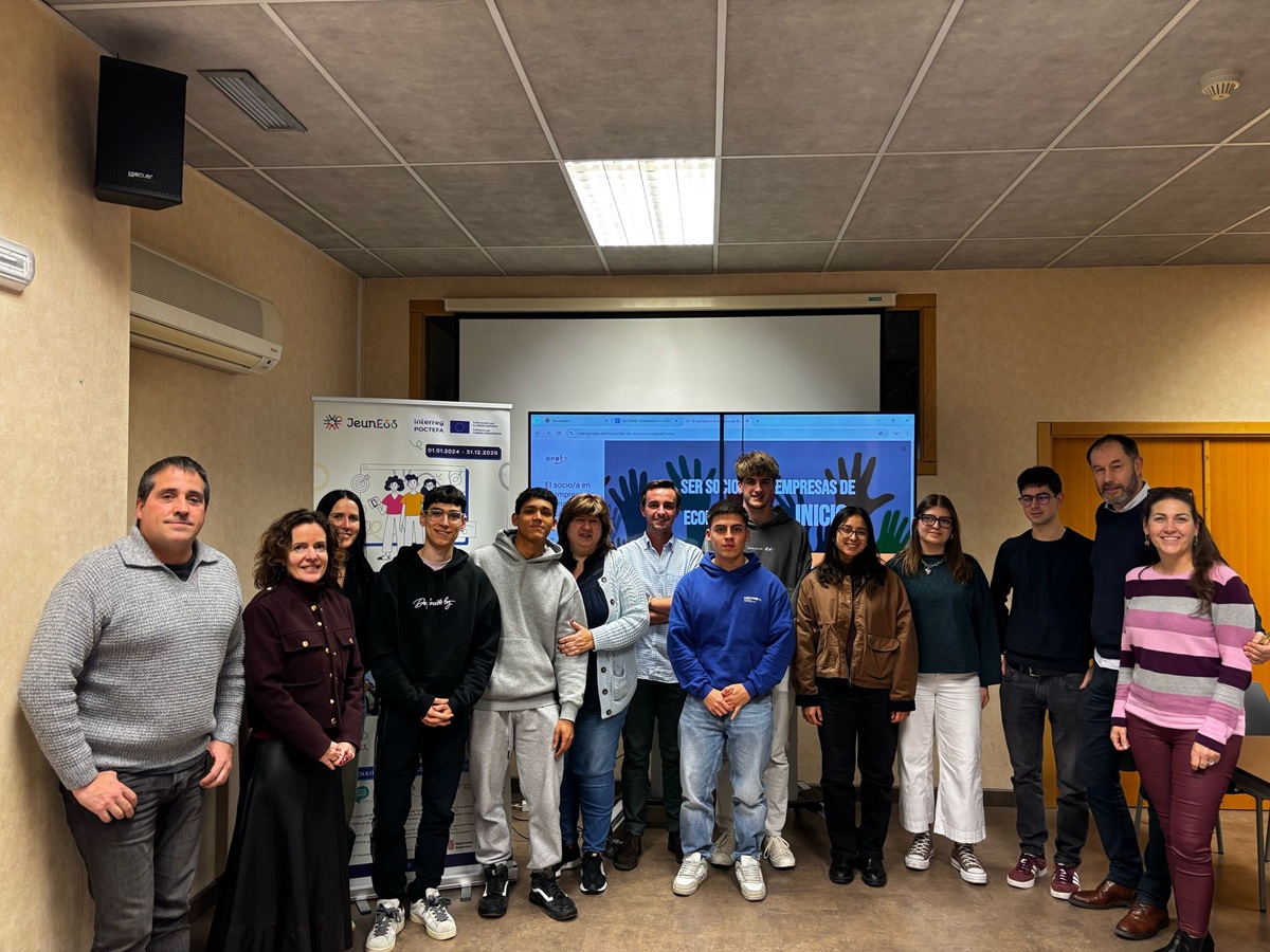 AnelNavarra's tweet photo. 🗞️ Jóvenes emprendedores dan vida a proyectos de economía social con el proyecto transfronterizo JEUNESS

Noticia al detalle 👉 https://t.co/gy4Dt6BxlB

#Jeuness #ANEL #Interreg #Juventud #EconomíaSocial #Emprendimiento #Cooperativismo https://t.co/2QJQfsPVoo