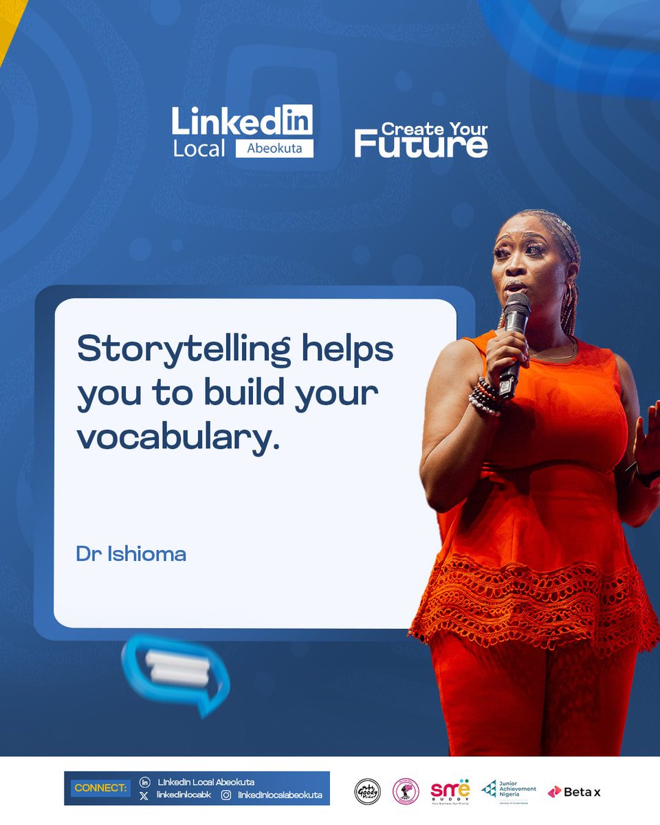 linkedinlocabk's tweet image. Ishioma’s session was a masterpiece 🔥🔥

She showed us that storytelling isn’t just a skill, it’s the key to building real connections with your audience.

If you missed it, trust me, you missed out.

Don&apos;t miss it next year

#CreateYourFuture #LLA2025 #LinkedInLocalAbeokuta