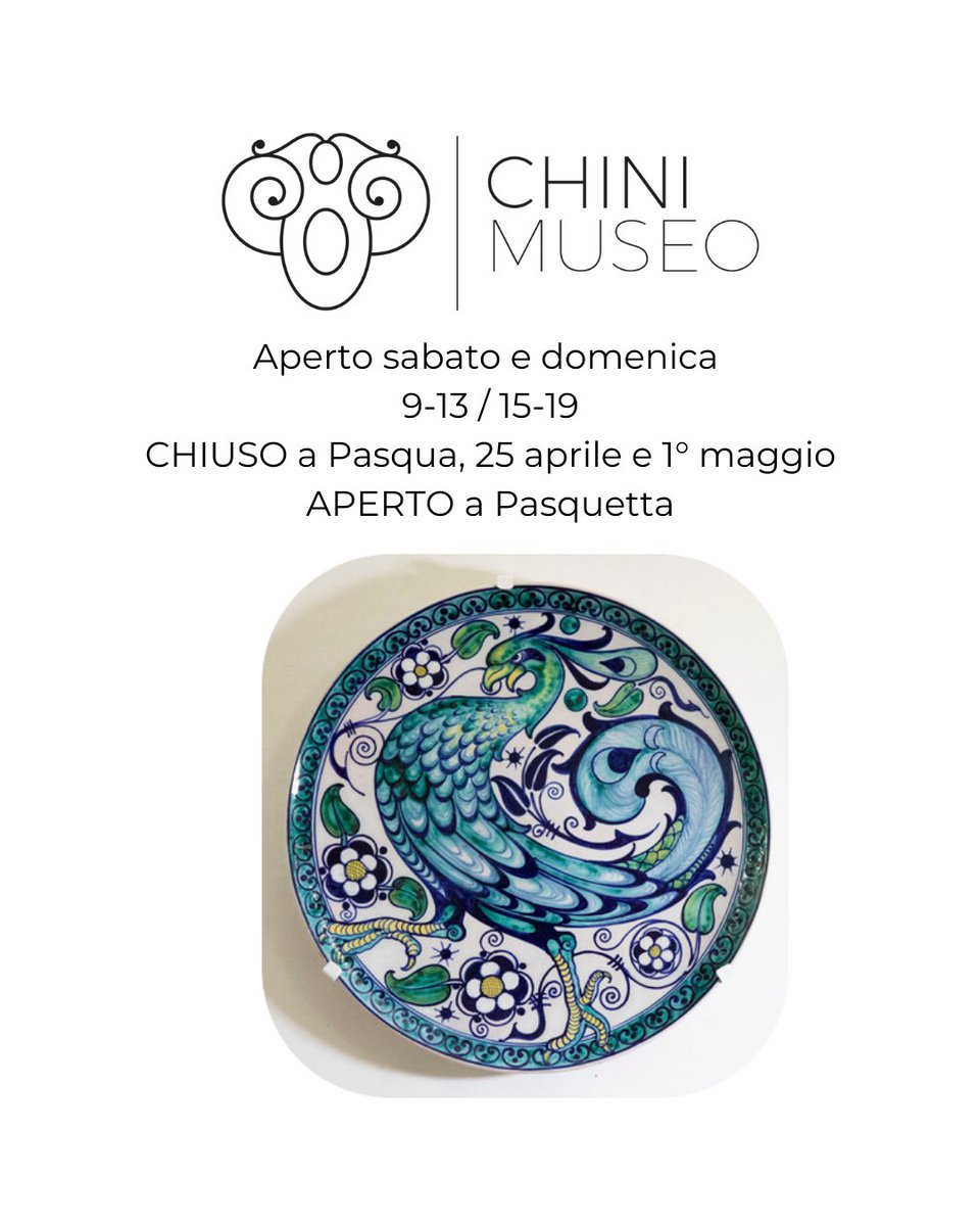 ChiniMuseo's tweet photo. Cari amici, vi preghiamo di prendere nota delle aperture del museo durante le festività del mese di aprile e maggio. https://t.co/7q2HaT0m9K