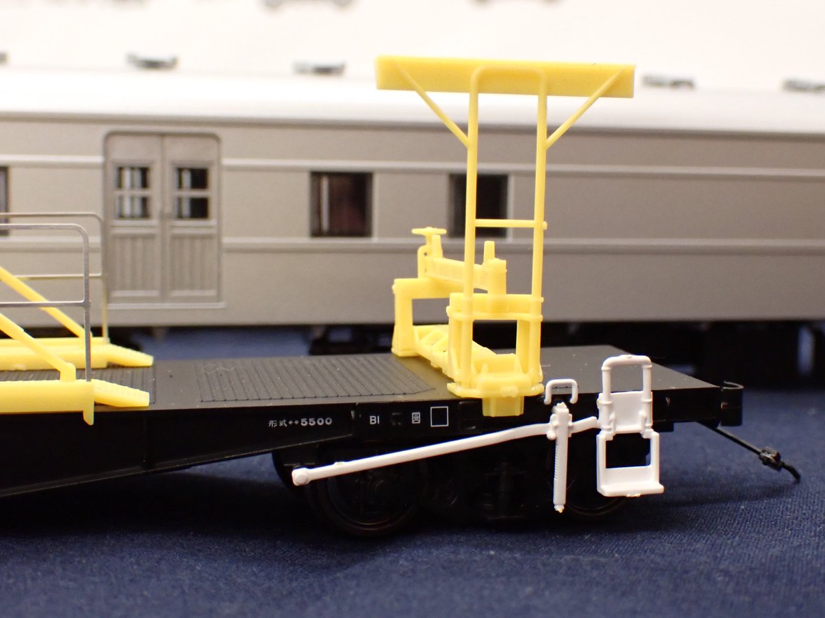 トラムウェイ】試作品情報1 □(HO)チキ5500形（レール積載具付） ー試