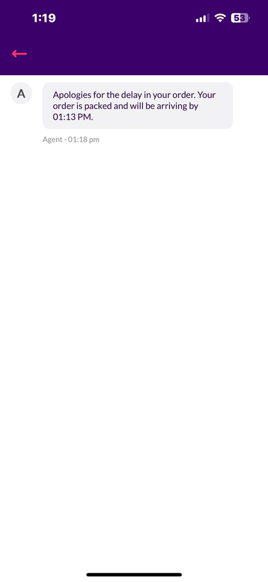 gattu_23's tweet photo. @ZeptoNow I ordered at 12.24, it is almost 1.24 and I have not been assigned any delivery partner. Im not able to cancel the order or chat with customer care. https://t.co/nIyI6NGH2z