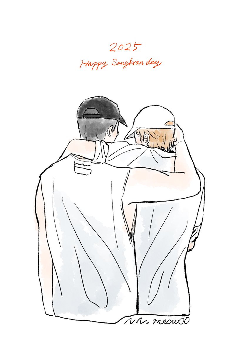 NN_meow00's tweet photo. 𝗛𝗮𝗽𝗽𝘆 𝗦𝗼𝗻𝗴𝗸𝗿𝗮𝗻 𝗱𝗮𝘆 🔫💦

#ZeeNuNew  
#FanArtForZeeNuNew https://t.co/jDLRoh3m9e