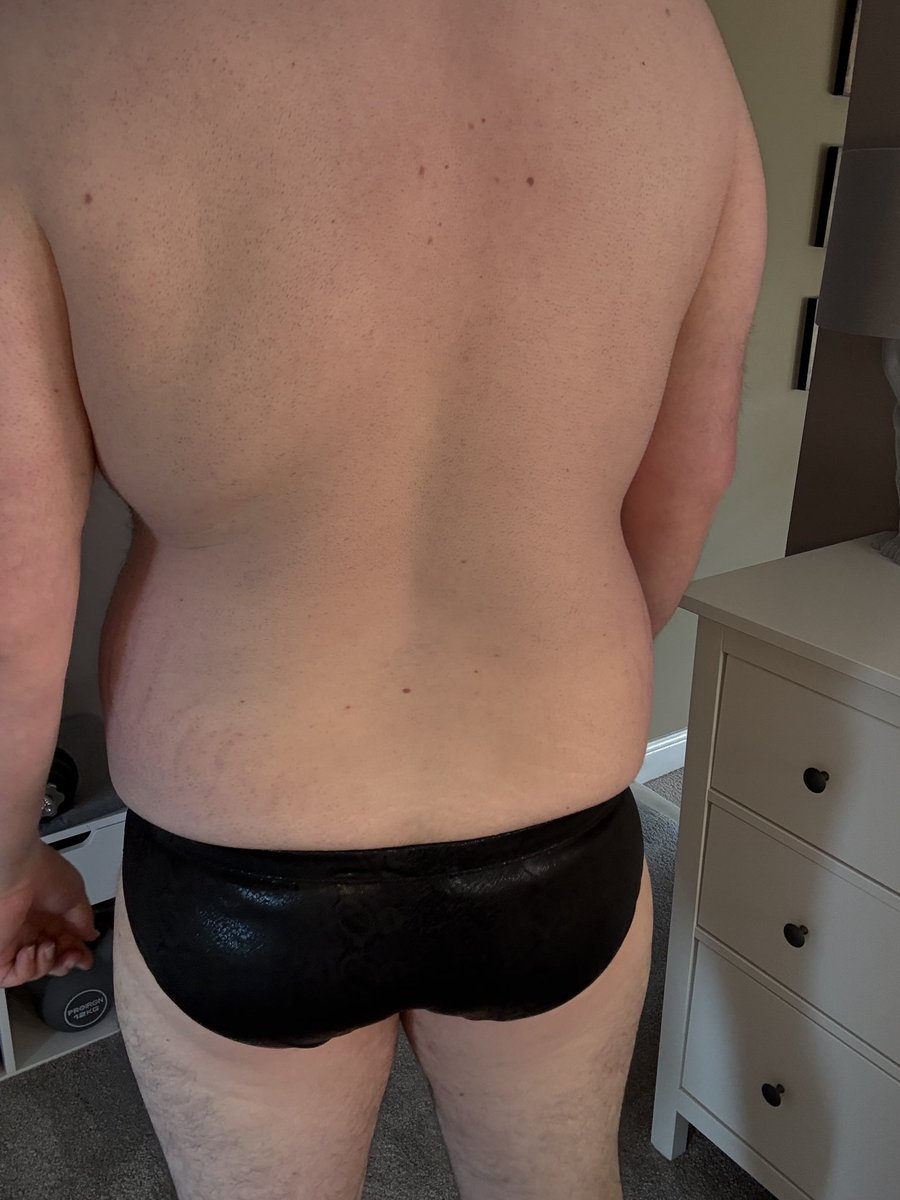 underbearchub's tweet photo. Faux Leather swim briefs #swimwear #underwear #briefs #bear #chub #chub4chaser https://t.co/K6BHxWrQNY