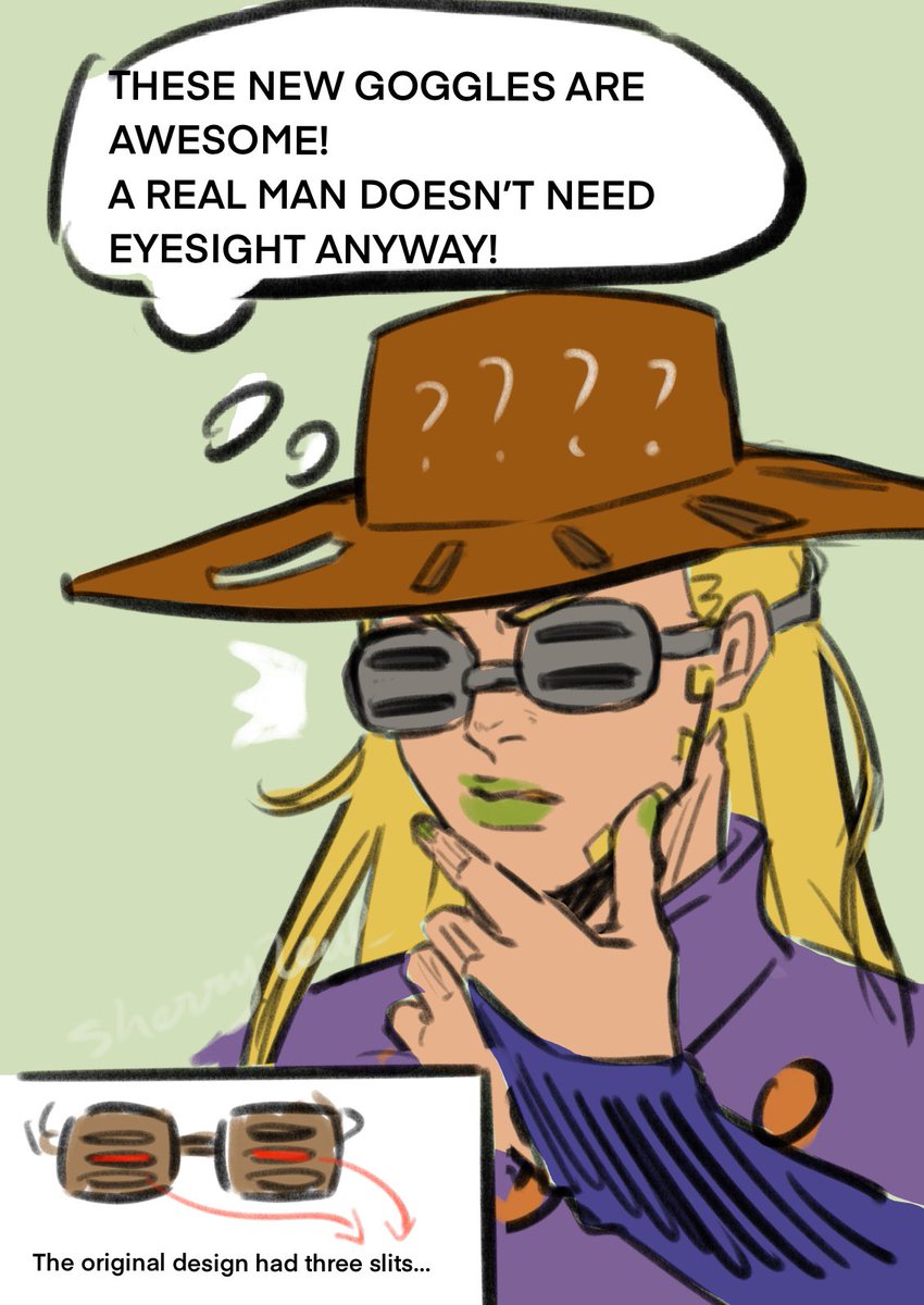 sherrykirkland_'s tweet photo. about his goggles…#SBR_animation https://t.co/YWe114cuGb