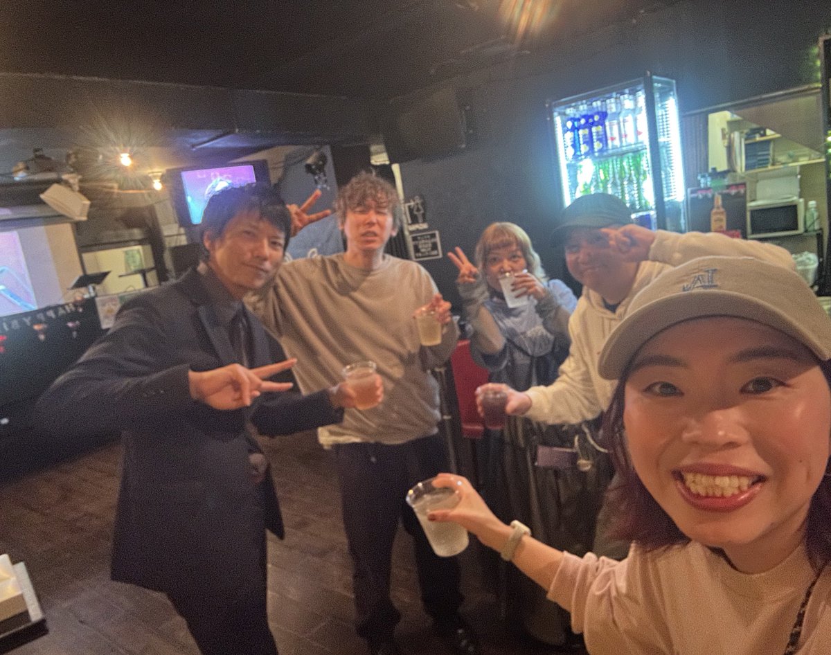 いつもありがとうございます！
この日もありがとうございました！

🍺DJs
ducam <a href="/_duncam_/">duncam</a> 
K↑Y◎ <a href="/keeeeeyo94/">K↑Y☻🍺chankie</a> 
teradrunk

🍺飲み仲間（DJ&amp;VJ）
Masami from DREAM ON!
xcorp <a href="/_xcorp_/">xcorp⏱️予後不良</a>