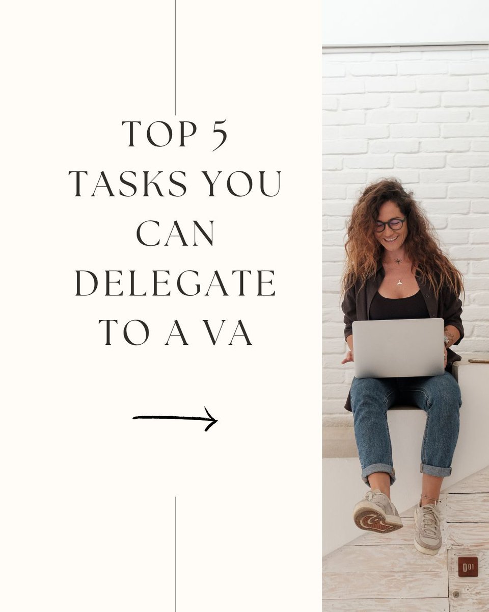 mjvirtualCo's tweet photo. Top 5 Tasks you can delegate to a VA                                                                                                                                                                                 
 #Outsource #SmallBusinessSupport #mjvirtualco #virtualassist https://t.co/fOqnpZ74Pb