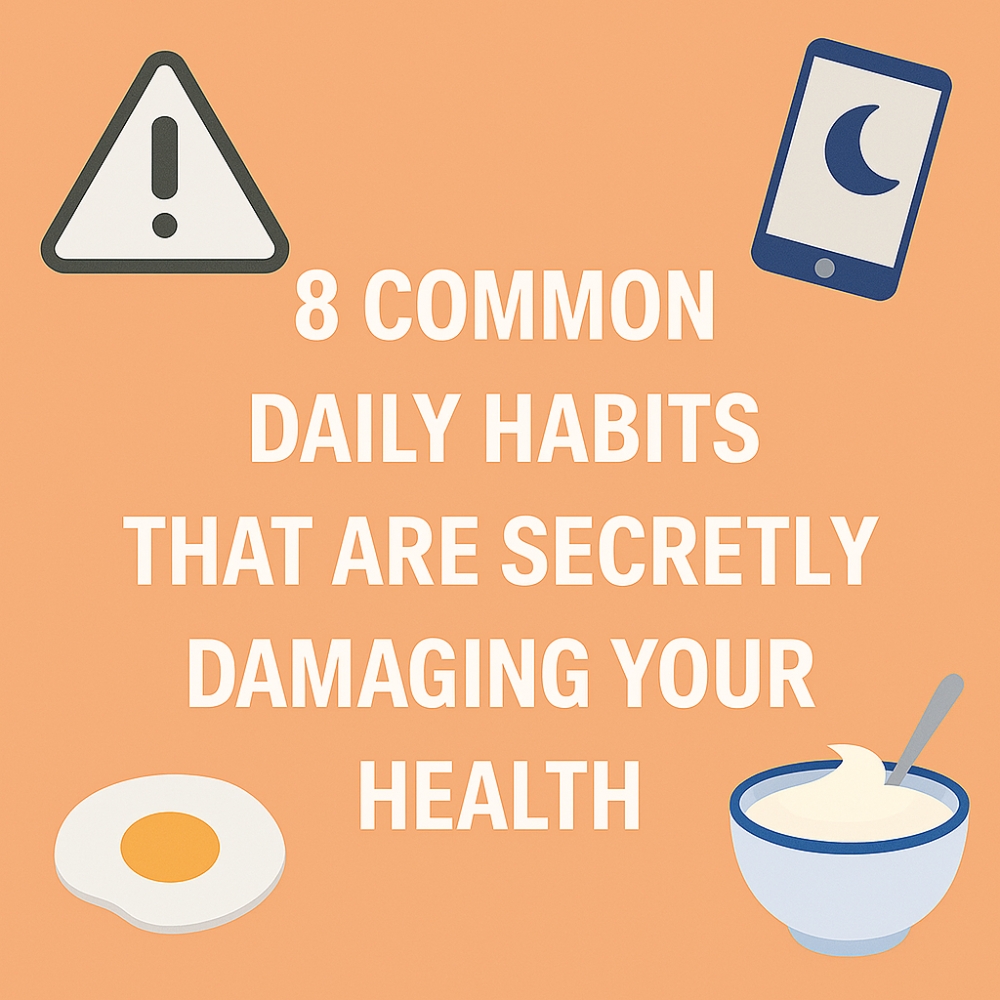 HealthFacts111's tweet photo. 8 Common Daily Habits That Are Secretly Damaging Your Health (And How to Fix Them) https://t.co/YSWvLtIBFK