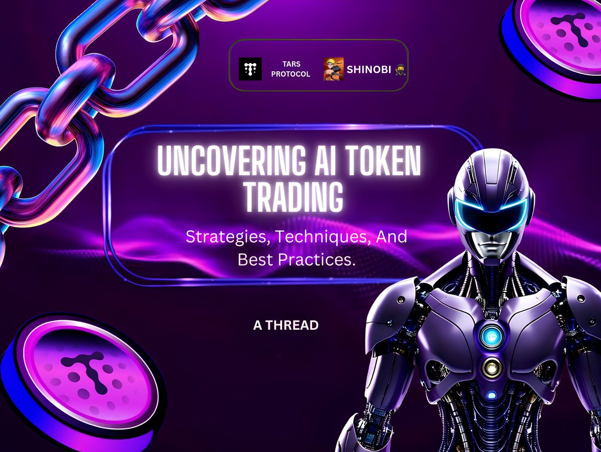 0xShin_obi's tweet image. Millions are piling into AI tokens like the dot-com boom.
Few actually know how to win.
While most chase hype, winners read trends, control risk, and strike with sniper precision.
Here's your playbook to dominate AI tokens and how @tarsprotocol gives you a lethal edge.๐งตโด