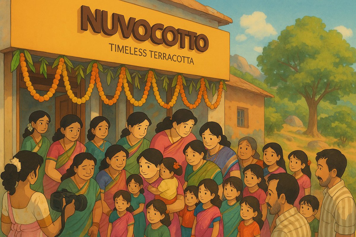 nuvocotto's tweet photo. Nuvocotto is expanding!
Here’s a Ghibli-style glimpse from the dreamy opening day of our newest space — full of earthy textures, warm light, and terracotta charm.
A big thank you to everyone who’s been part of this journey. More magic coming soon!

#Nuvocotto #TerracottaDreams https://t.co/ns3pAg8qbU