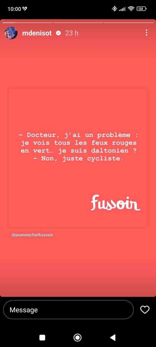 Tellement vrai !...parole de cycliste.