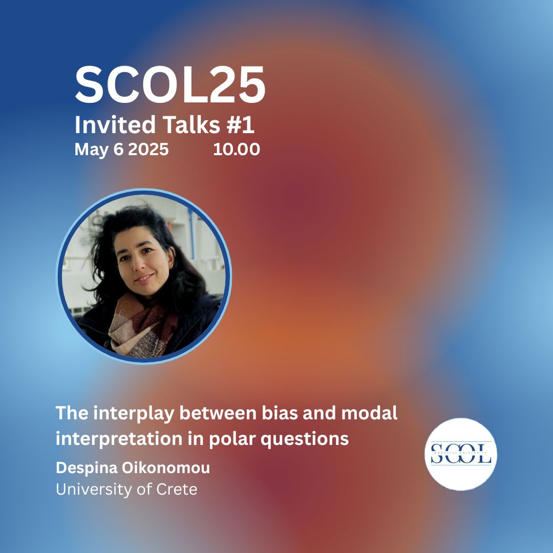 Scol_Boun's tweet photo. We’re happy to announce our keynote speakers for this year’s event!

Cem Bozşahin and Despina Oikonomou will join us on 6th and 7th May with inspiring talks that promise to spark insightful discussions and new perspectives.

We can’t wait to welcome them! https://t.co/cdpzC5Dnn9