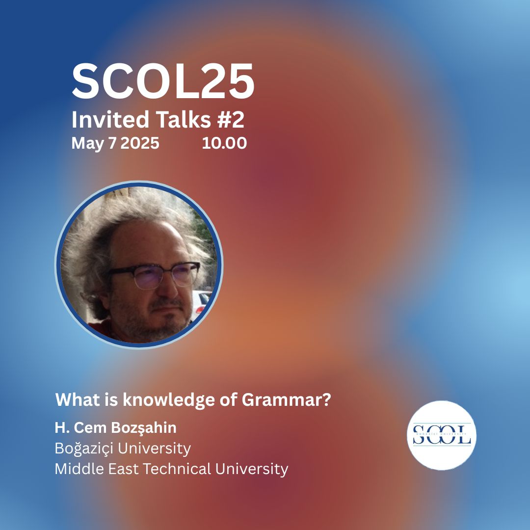 Scol_Boun's tweet photo. We’re happy to announce our keynote speakers for this year’s event!

Cem Bozşahin and Despina Oikonomou will join us on 6th and 7th May with inspiring talks that promise to spark insightful discussions and new perspectives.

We can’t wait to welcome them! https://t.co/cdpzC5Dnn9
