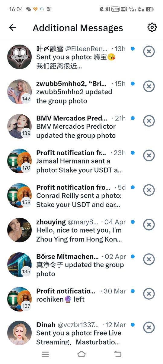 Manaflow3awa's tweet image. just some daily twitter DMs, normal as fuck
