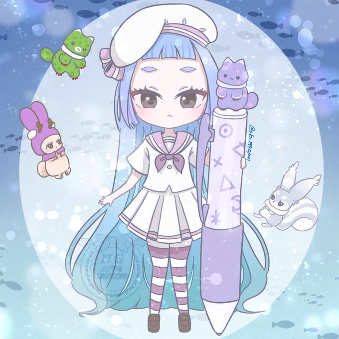 #リヴリーファンアート #リヴリーホムイラスト 𓆛𓆜𓆝𓆞𓆟𓆟𓂃まだアイランドは作り途中だけど、これはこれで可愛いなって 